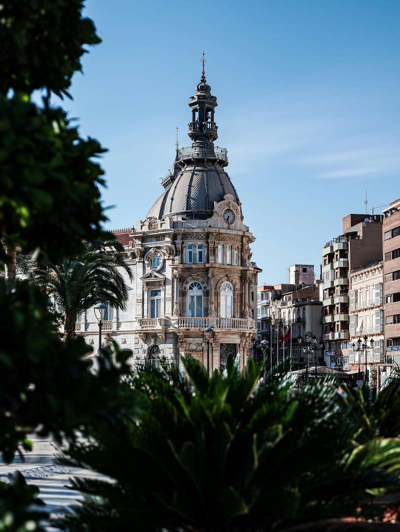 Palacio Consistorial de Cartagena, también conocido como el Ayuntamiento de Cartagena