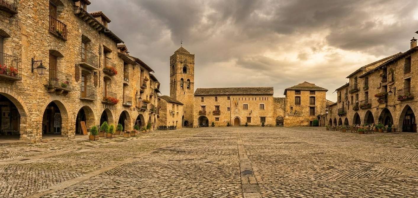 Aínsa, declarada Conjunto Histórico-Artístico en 1965